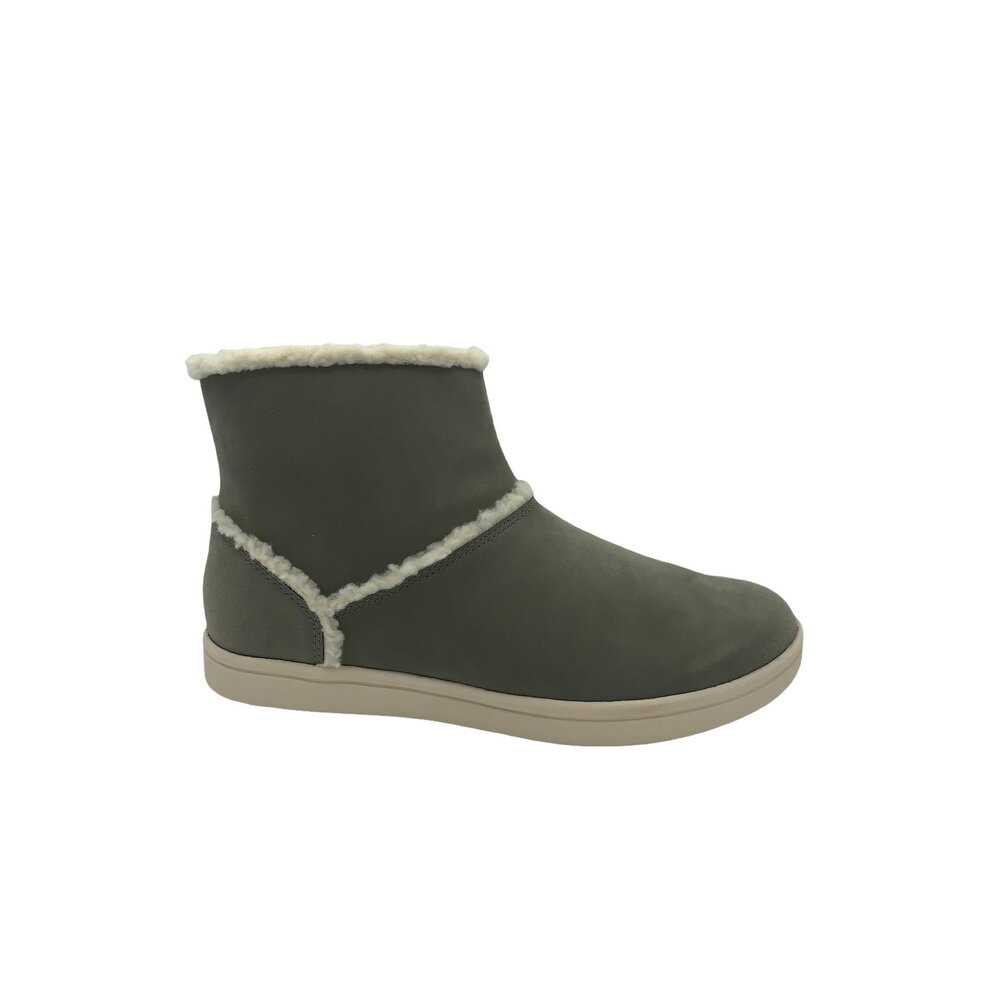 CLOUDSTEPPERS by Clarks Faux Fur Ankle Boots Step Glow Olive Taupe - Medium